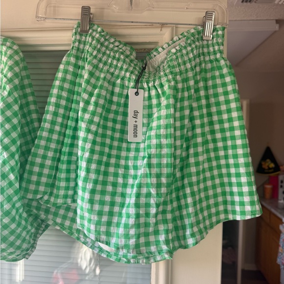 Green Gingham Two-Piece Set from Day + Moon - Picture 6 of 6